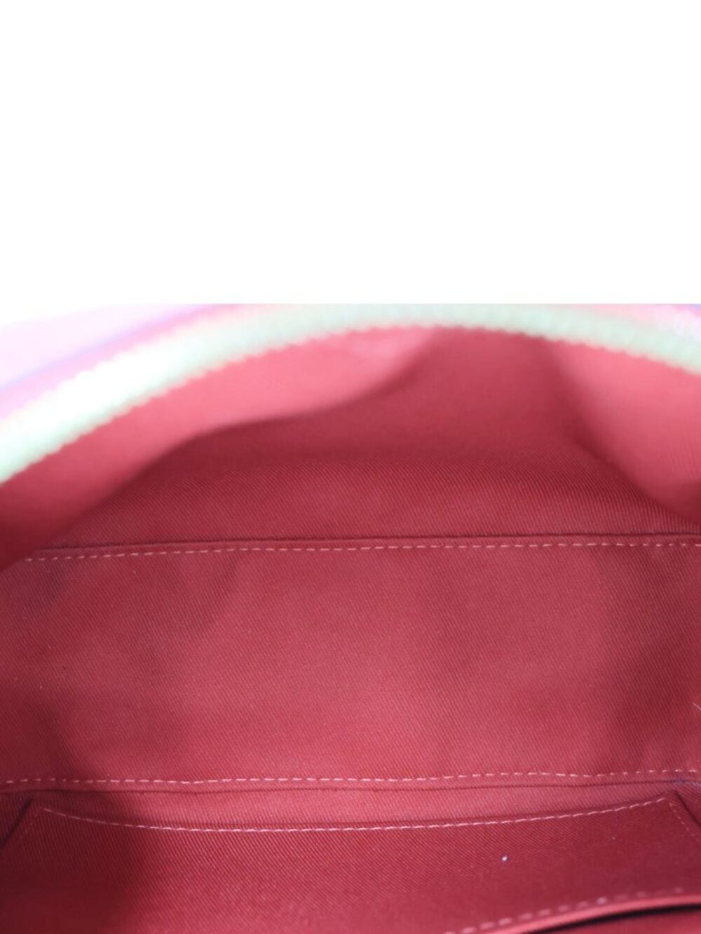 Louis Vuitton Saintonge Monogram Empreinte Leather Crossbody Bag Red - Picture 11 of 13